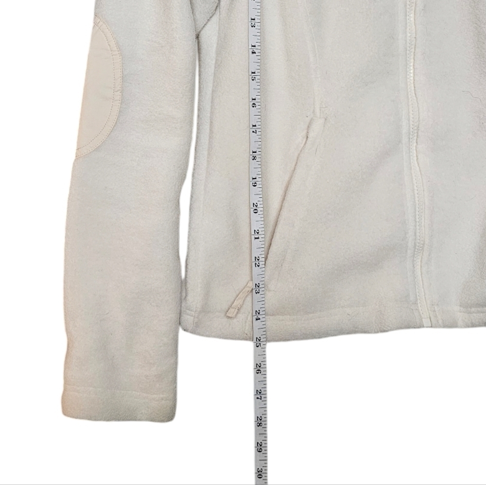 Columbia 3-in-1 Green Waterproof Ski Jacket Cream Fleece Inner Jacket womens med - Picture 16 of 16